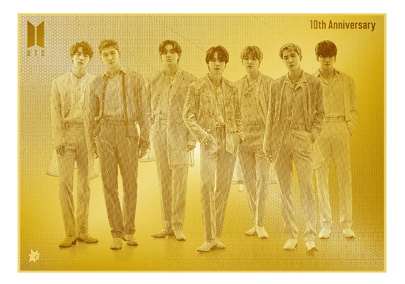 BTS 데뷔 10주년 공식 기념메달