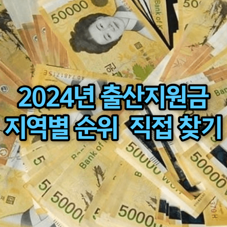 2024년 출산지원금