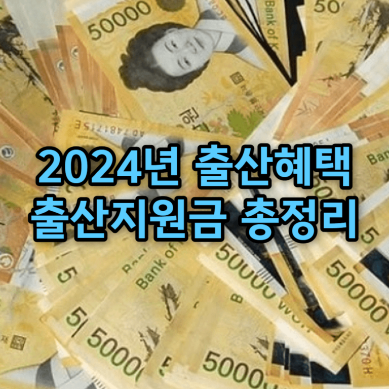 2024년 출산혜택 출산지원금