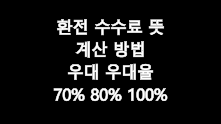 환전 수수료