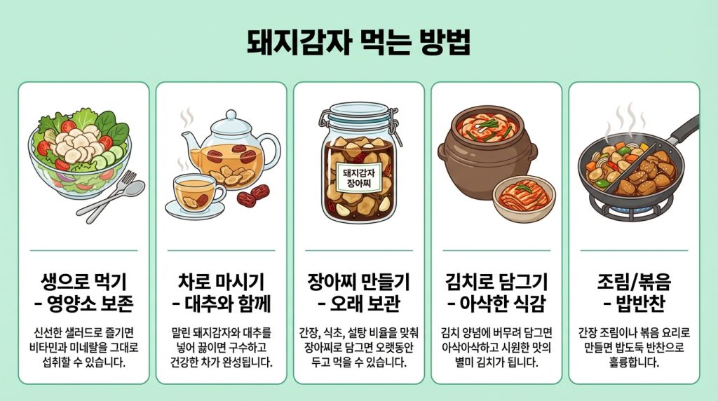 돼지감자먹는법