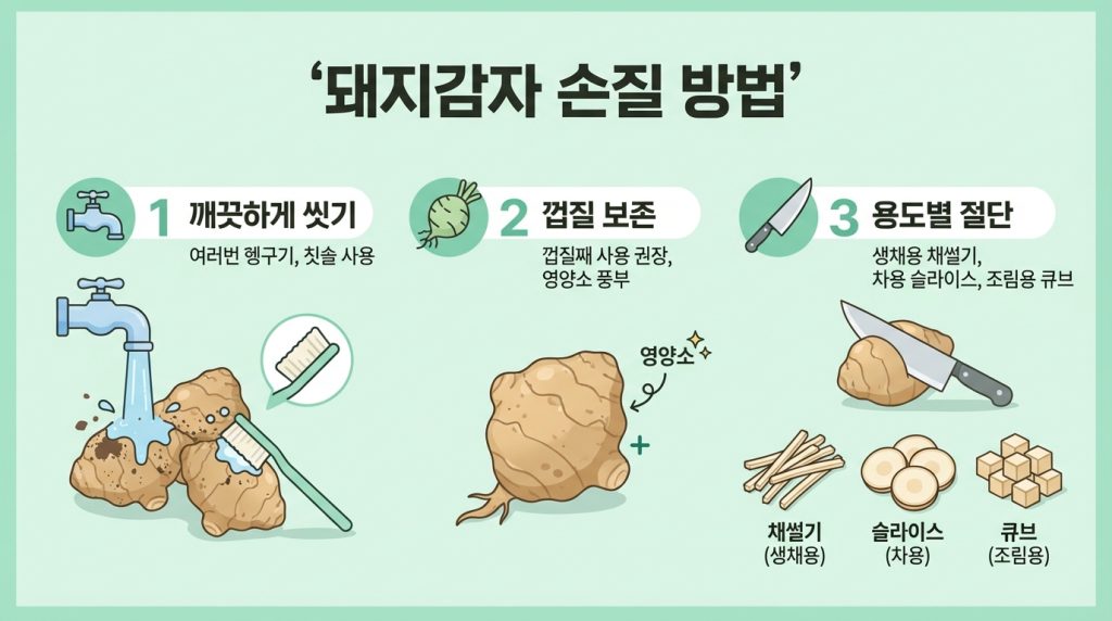 돼지감자먹는법