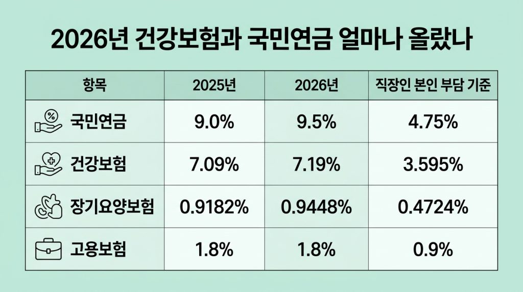 26년 건강보험 국민연금