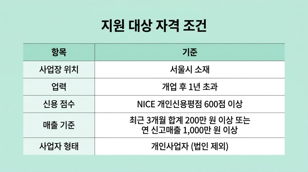 서울시 자영업자 안심통장