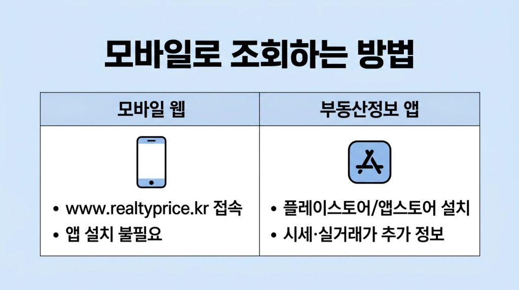 아파트 공시지가 조회 방법