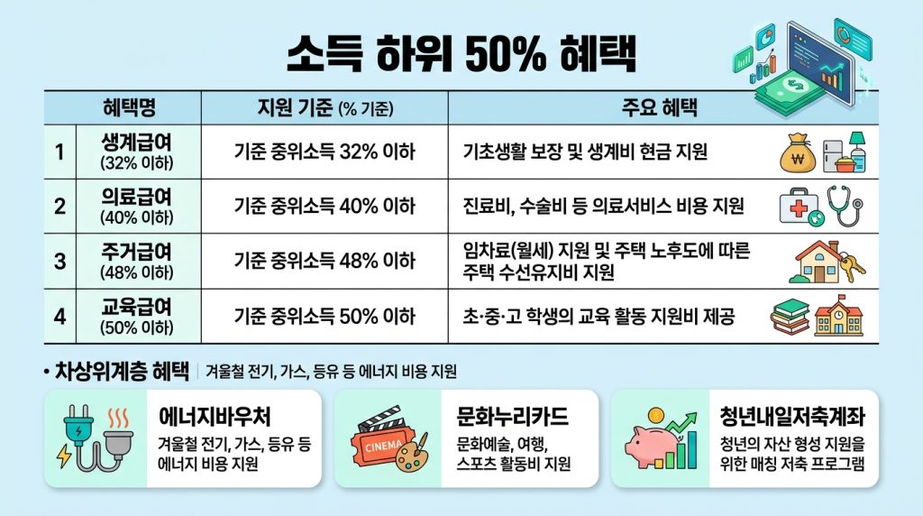 소득 하위 50%