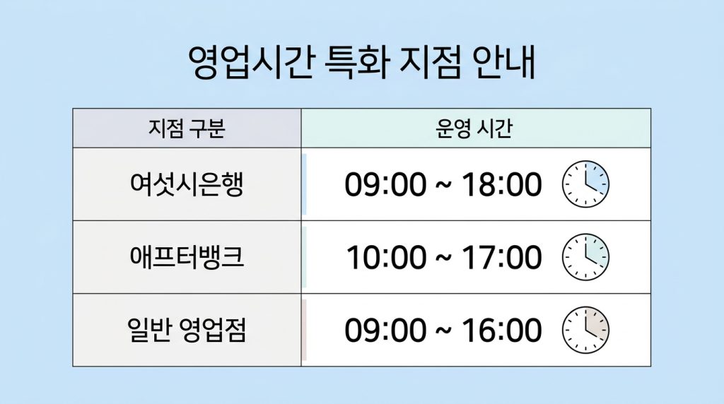 국민은행 영업시간