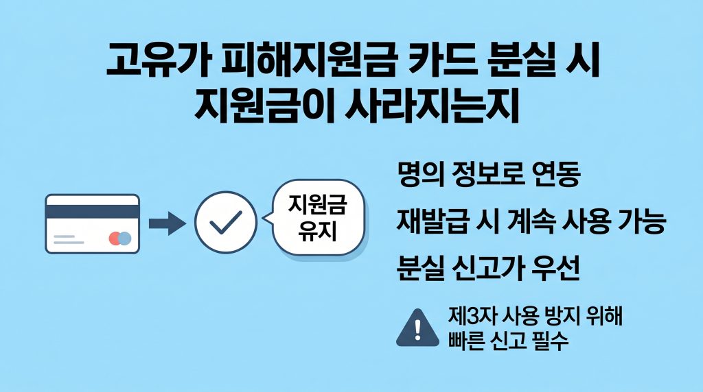 고유가 피해지원금 카드 분실 재발급