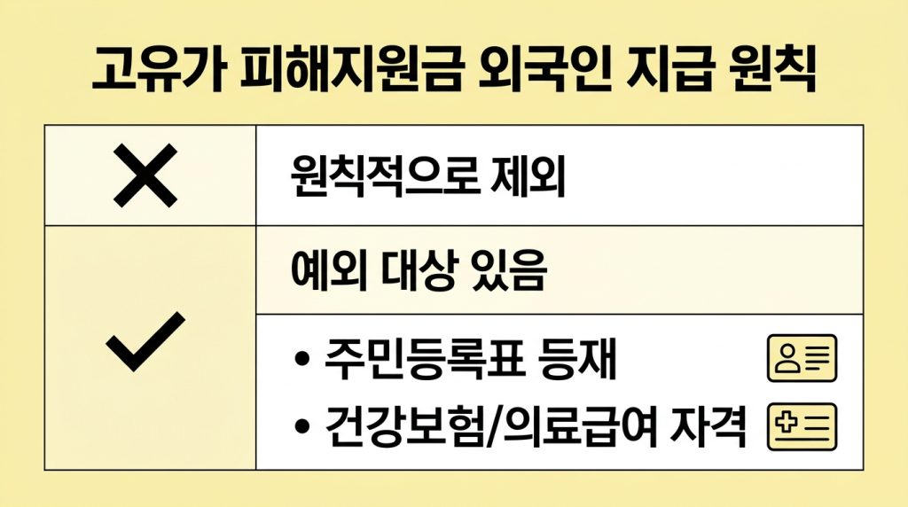 고유가 피해지원금 외국인