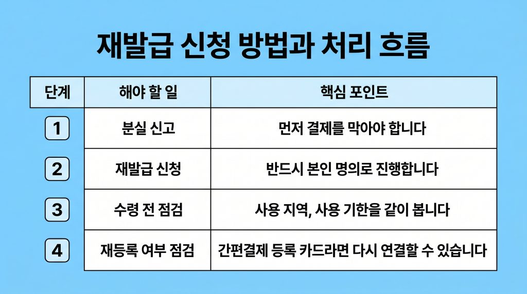 고유가 피해지원금 카드 분실 재발급