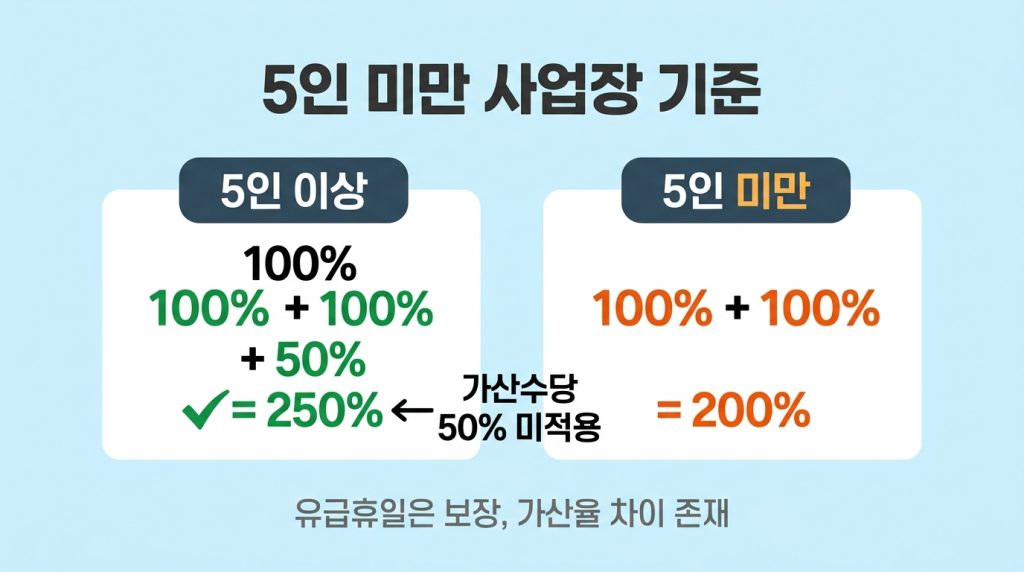 노동절 2.5배 수당 계산 방법 기준