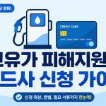 고유가 지원금 카드사 신청 방법