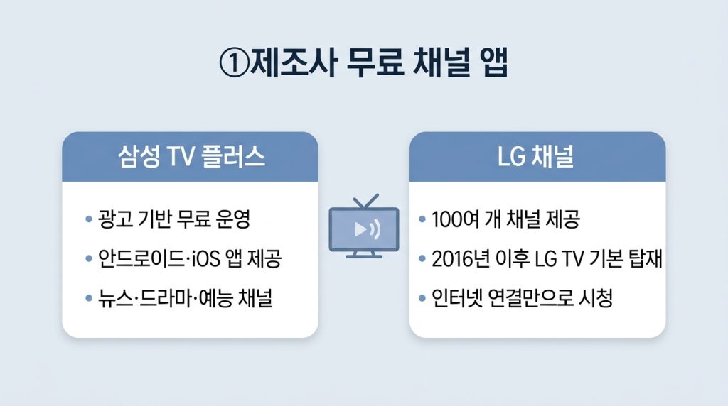 무료 실시간 TV 앱