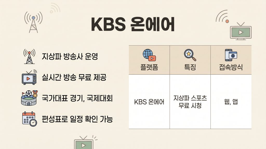 스포츠 무료중계