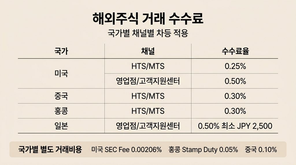 한화투자증권 수수료