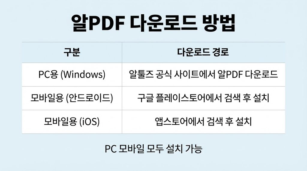 알pdf 다운로드