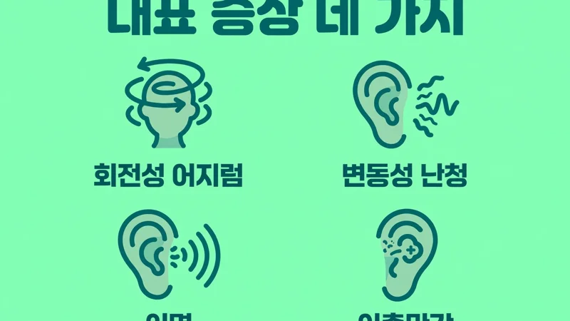대표 증상 네 가지