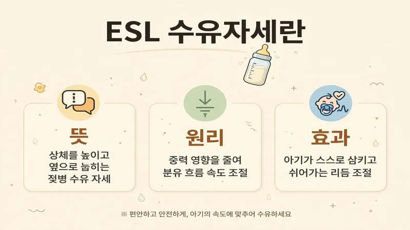 esl수유자세 뜻과 원리