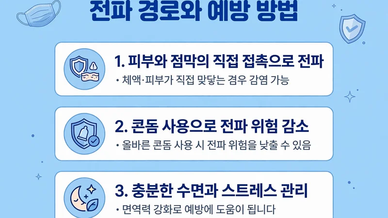 헤르페스 2형 전파 경로와 예방 방법