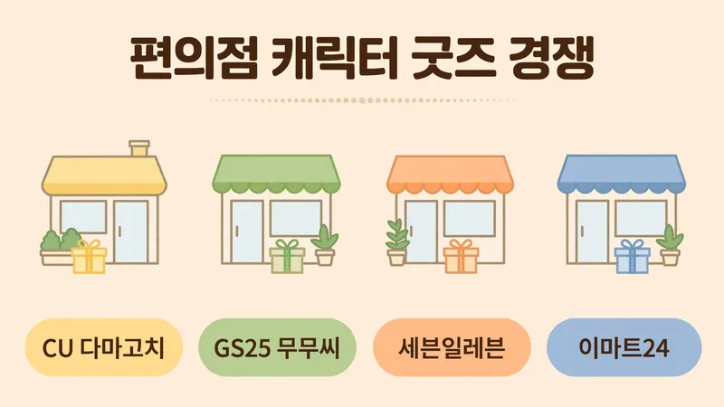 편의점 캐릭터 굿즈 경쟁