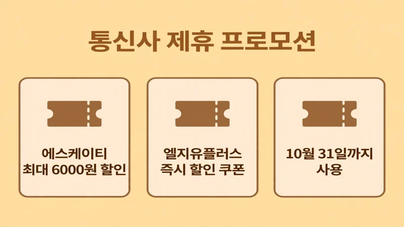 통신사 제휴 프로모션