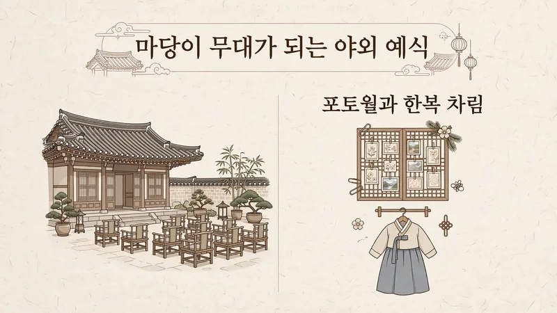 한옥 웨딩이 열리는 방식