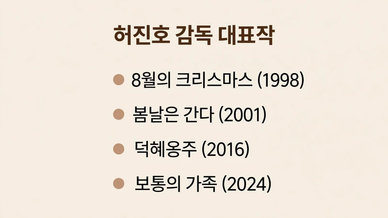 허진호 감독 대표작 목록