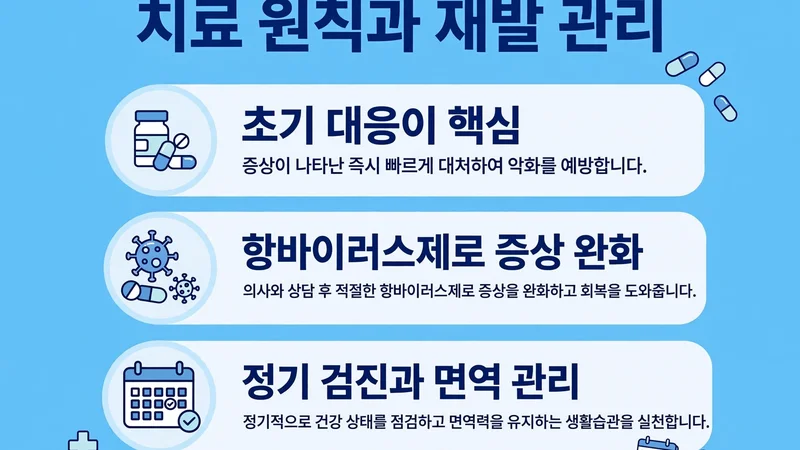 헤르페스 2형 치료 원칙과 재발 관리