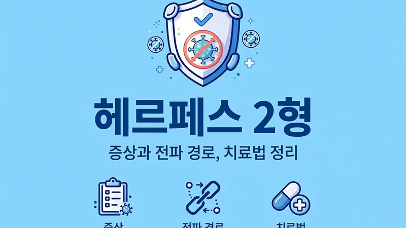 헤르페스 2형, 증상과 전파 경로 치료법 정리
