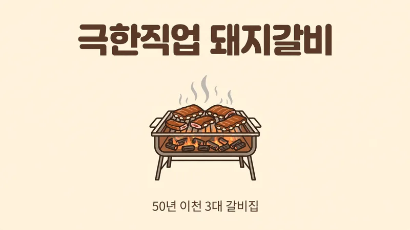 극한직업 돼지갈비