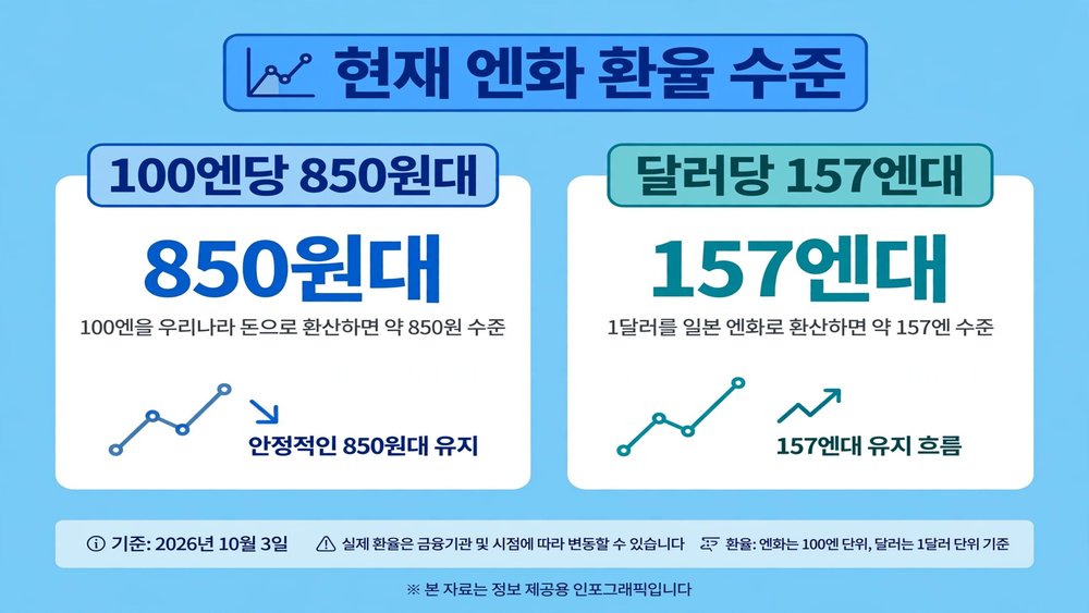 현재 엔화 환율 수준